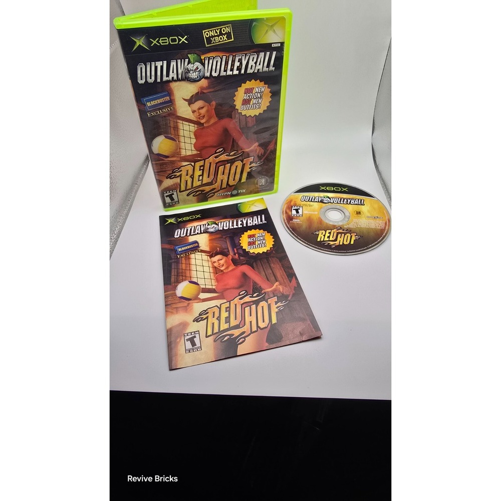 Outlaw Volleyball: Red Hot (Microsoft Xbox, 2003) CIB Complete‎ Tested Working